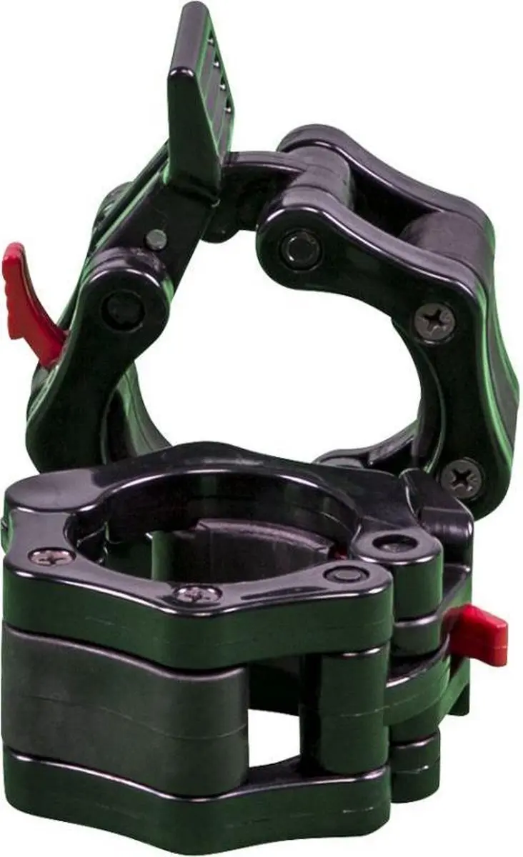 Gorilla Sports Haltersluitingen 50mm - Set van 2 - Jaw Lock - Zwart
