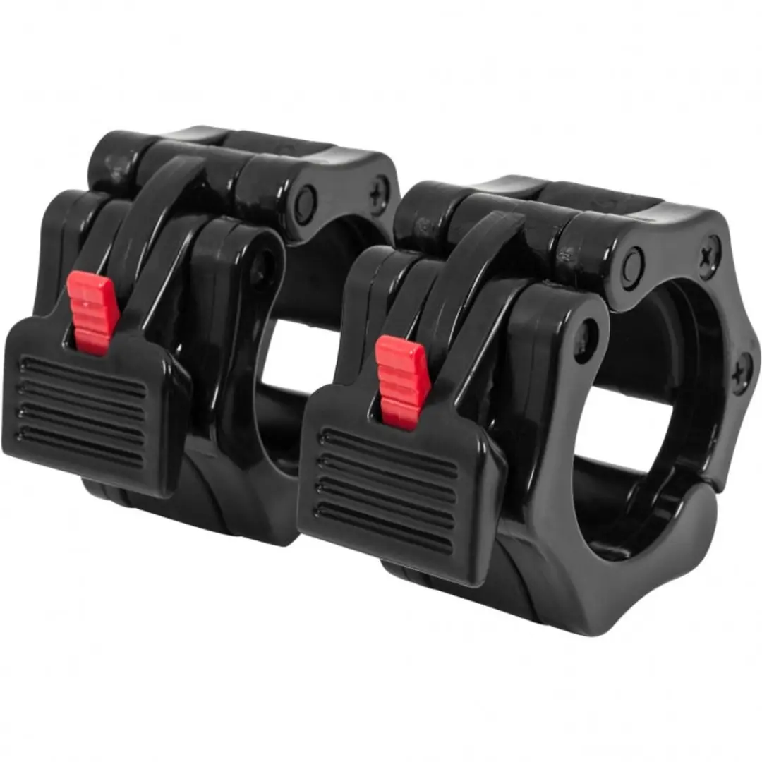 Gorilla Sports Haltersluitingen 50mm - Set van 2 - Jaw Lock - Zwart