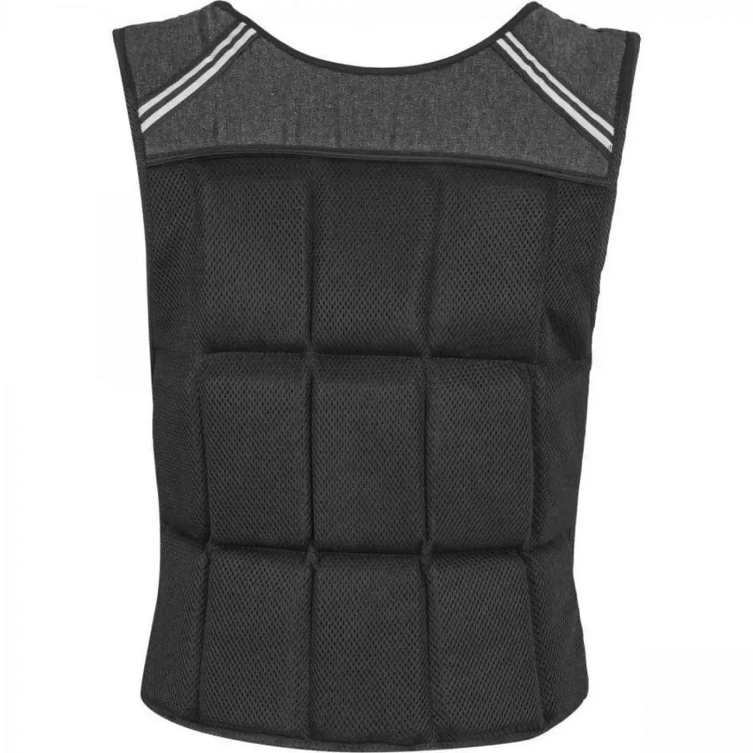 Gorilla Sports Gewichtsvest 10 kg - Zwart