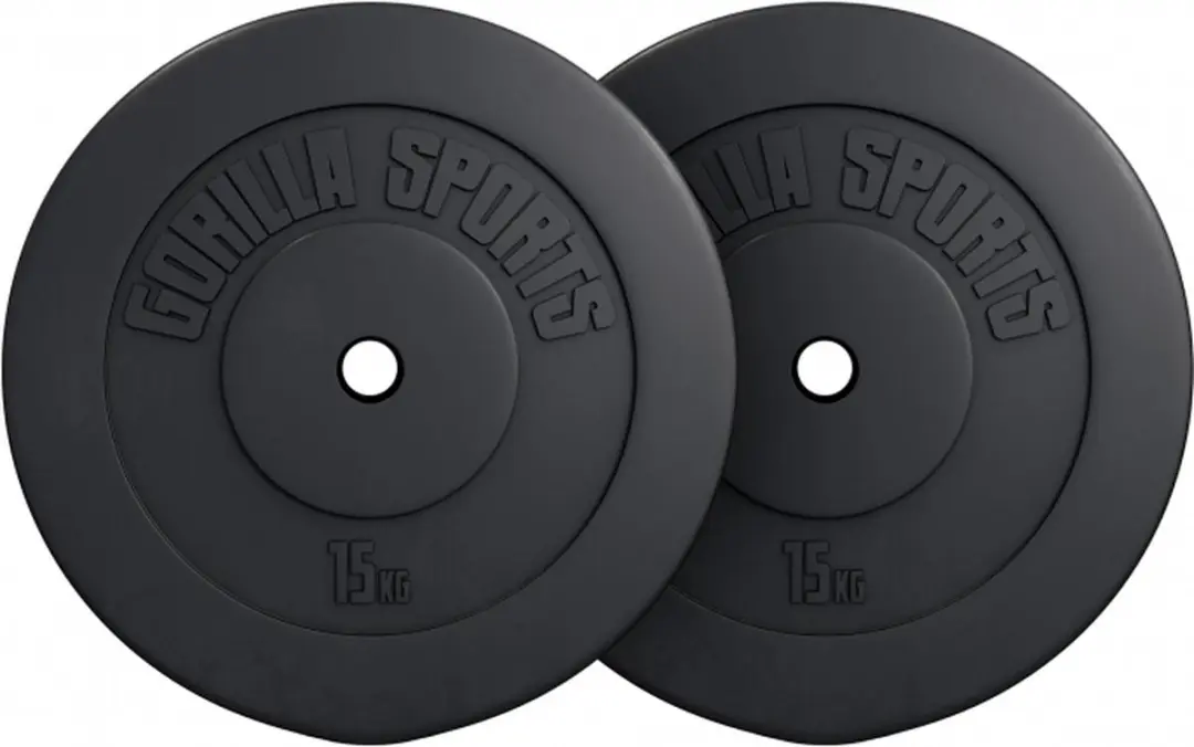 Gorilla Sports Halterschijven Set 30kg
