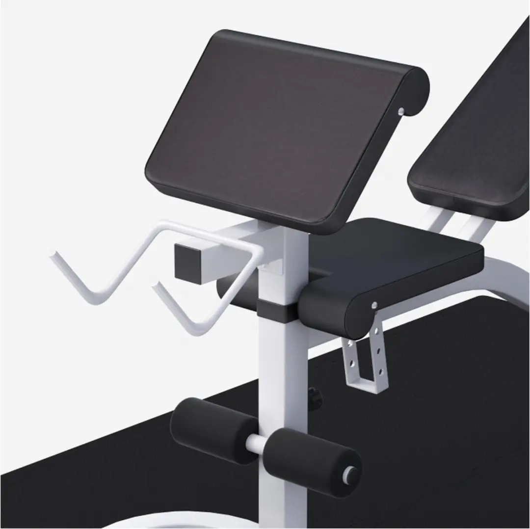 Gorilla Sports Fitnessbank 100kg - Halterset Wit