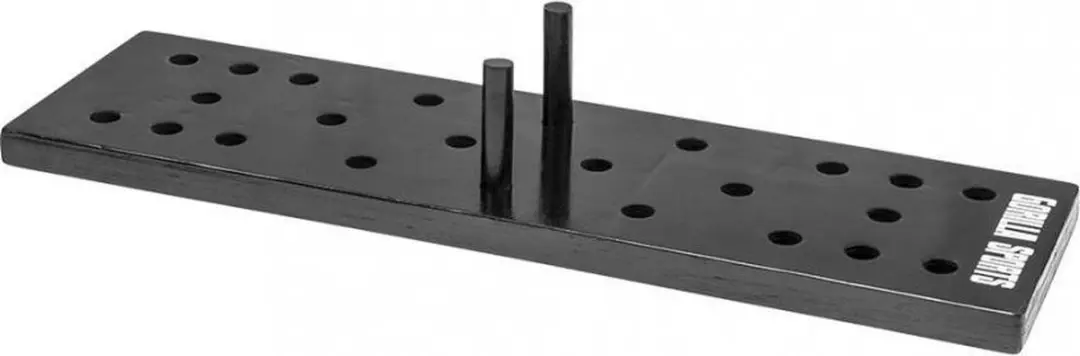 Gorilla Sports Pegboard - Zwart - 24 Gaten