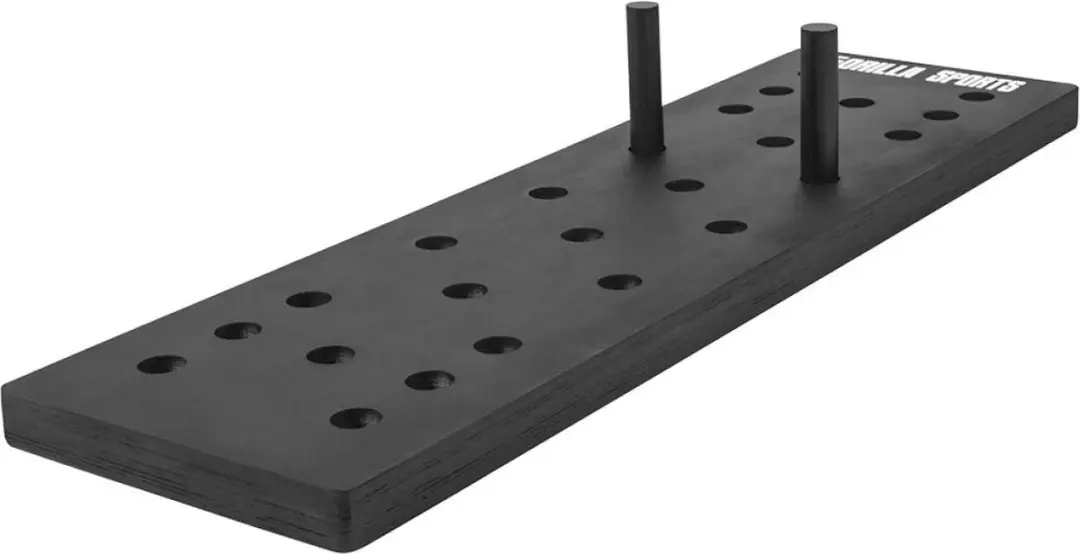 Gorilla Sports Pegboard - Zwart - 24 Gaten