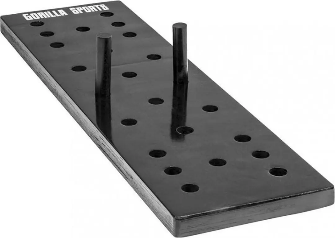 Gorilla Sports Pegboard - Zwart - 24 Gaten