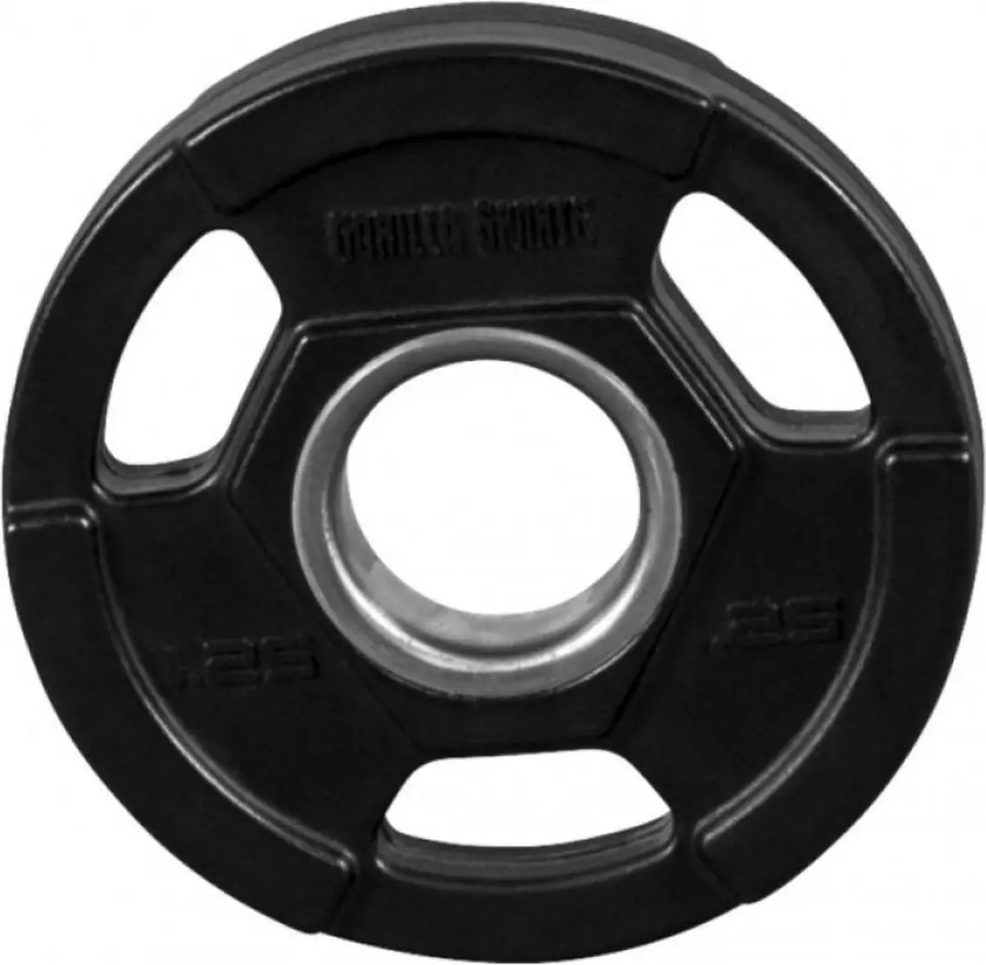 Gorilla Sports Halterschijf 1,25 kg - 50mm - Zwart
