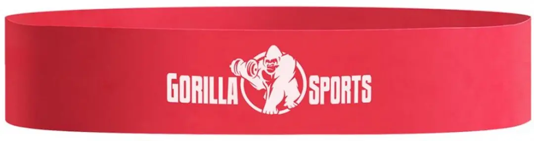 Gorilla Sports Fitnessband 1,0mm - Rood