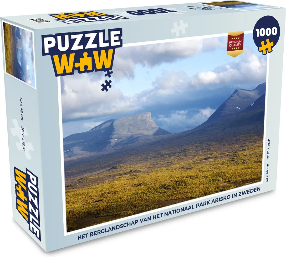 PuzzleWow Abisko Nationaal Park Legpuzzel 1000 Stuks