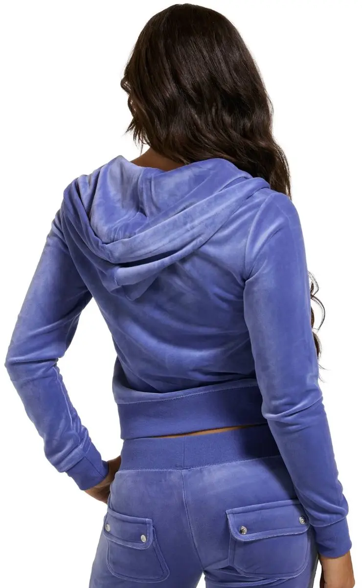 Juicy Couture Robertson hoodie met ritssluiting LICHTGRIJS
