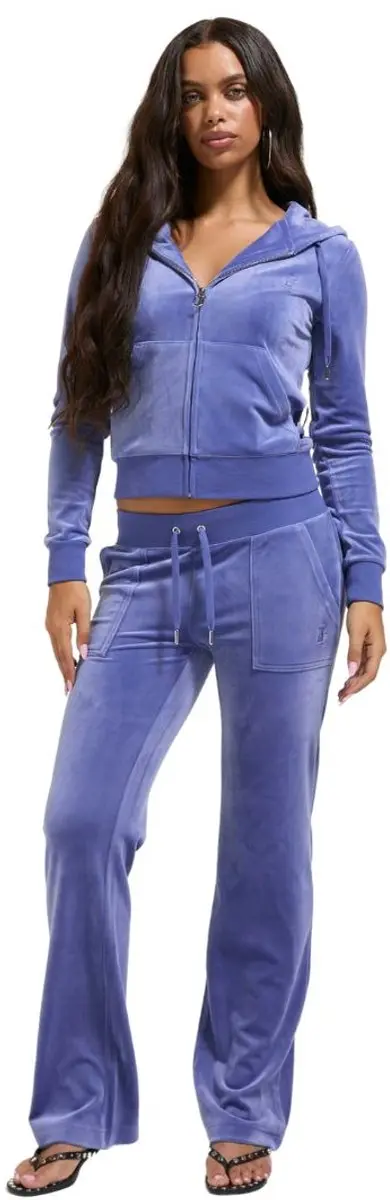 Juicy Couture Robertson hoodie met ritssluiting LICHTGRIJS