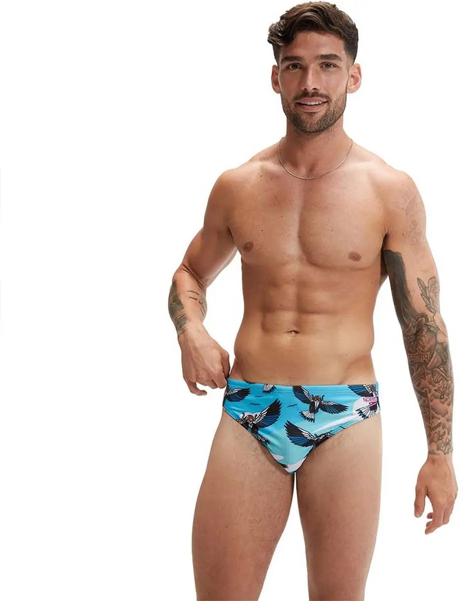Speedo Fundies 5 Cm Zwemslip Blauw UK 30 Man