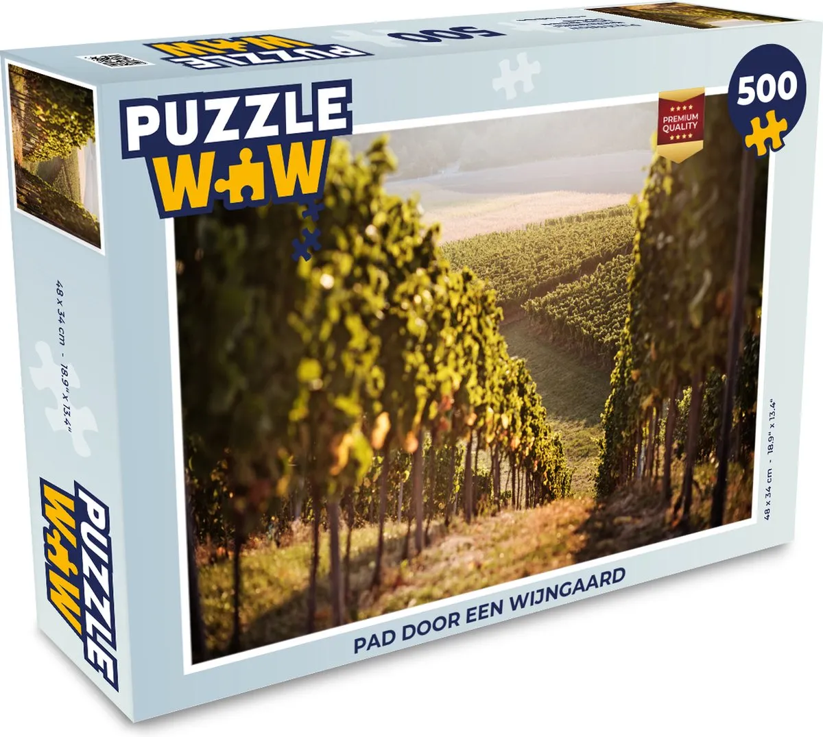 PuzzleWow Puzzel Pad Wijngaard 500 Stuks