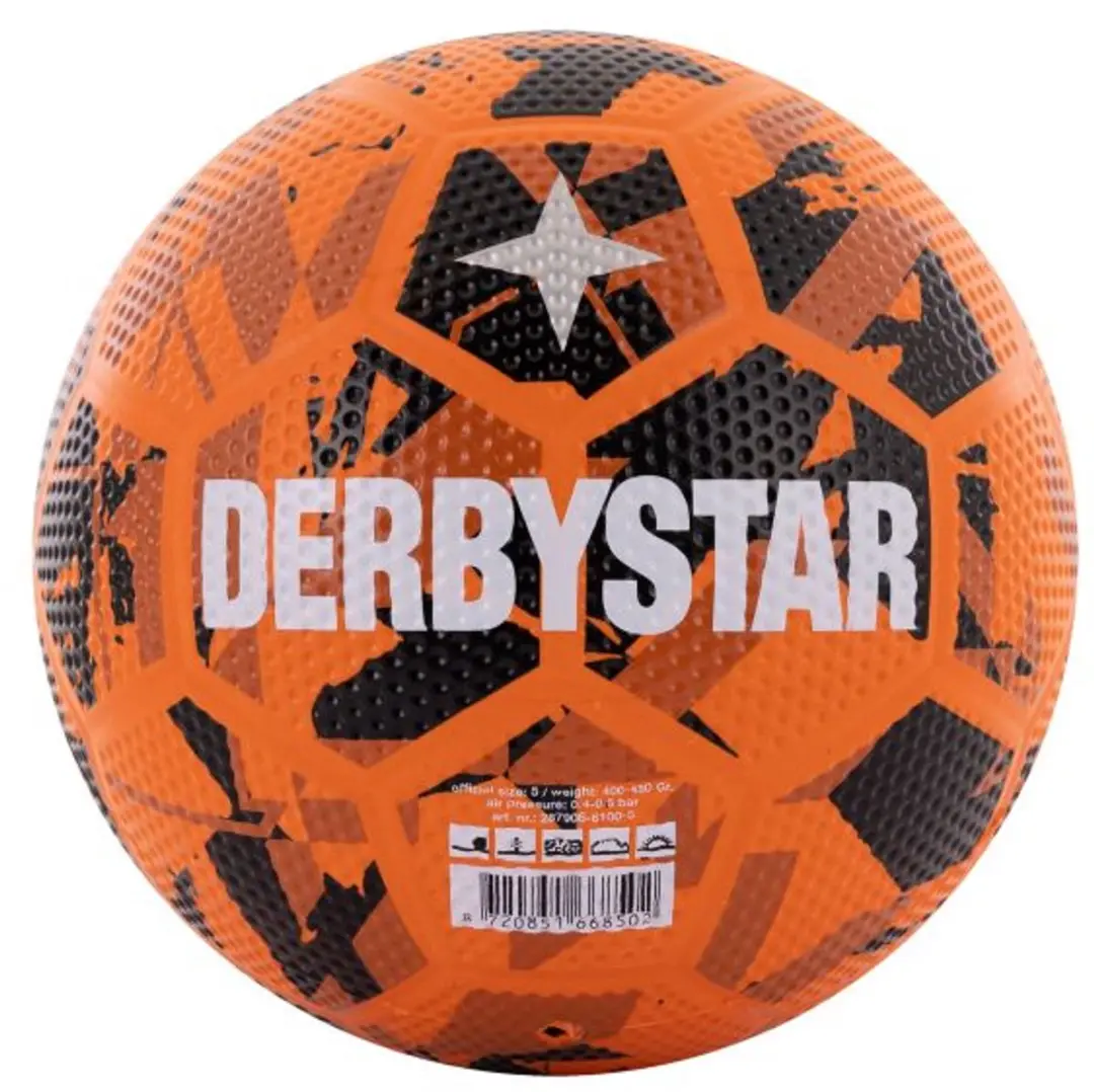 Derbystar Streetball Maat 5 - Oranje/Zwart