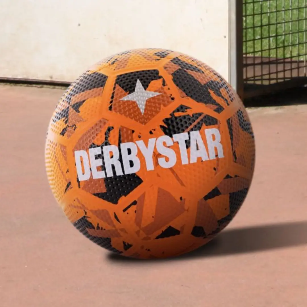 Derbystar Streetball Maat 5 - Oranje/Zwart