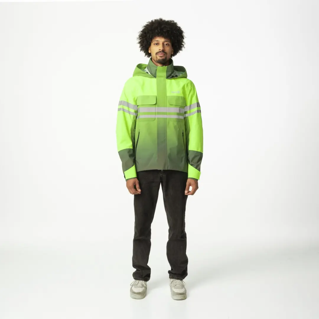AGU Commuter Impact Regenjas XL - Groen - 13K Waterdicht - afbeelding 2 van 6