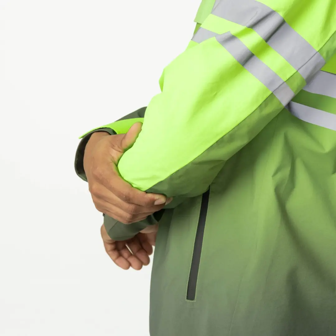AGU Commuter Impact Regenjas 3XL - Hi-Vis Groen - 13K Waterdicht - afbeelding 4 van 6