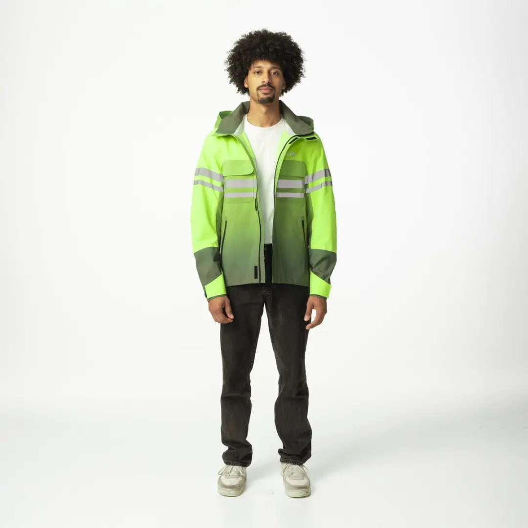 AGU Commuter Impact Regenjas 3XL - Hi-Vis Groen - 13K Waterdicht - afbeelding 6 van 6