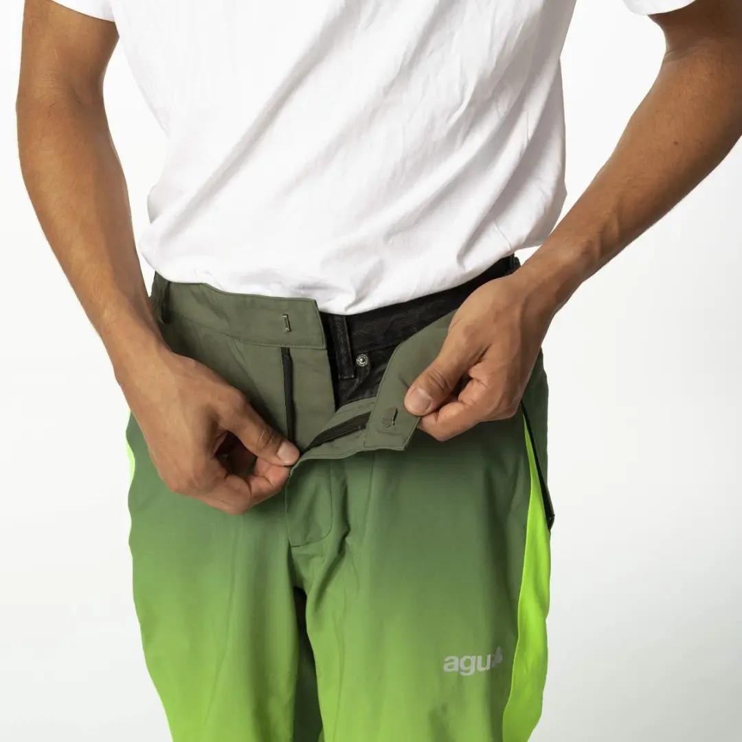 AGU Commuter Impact Regenbroek XXL - Hi-vis Groen - Met Bescherming - afbeelding 4 van 6