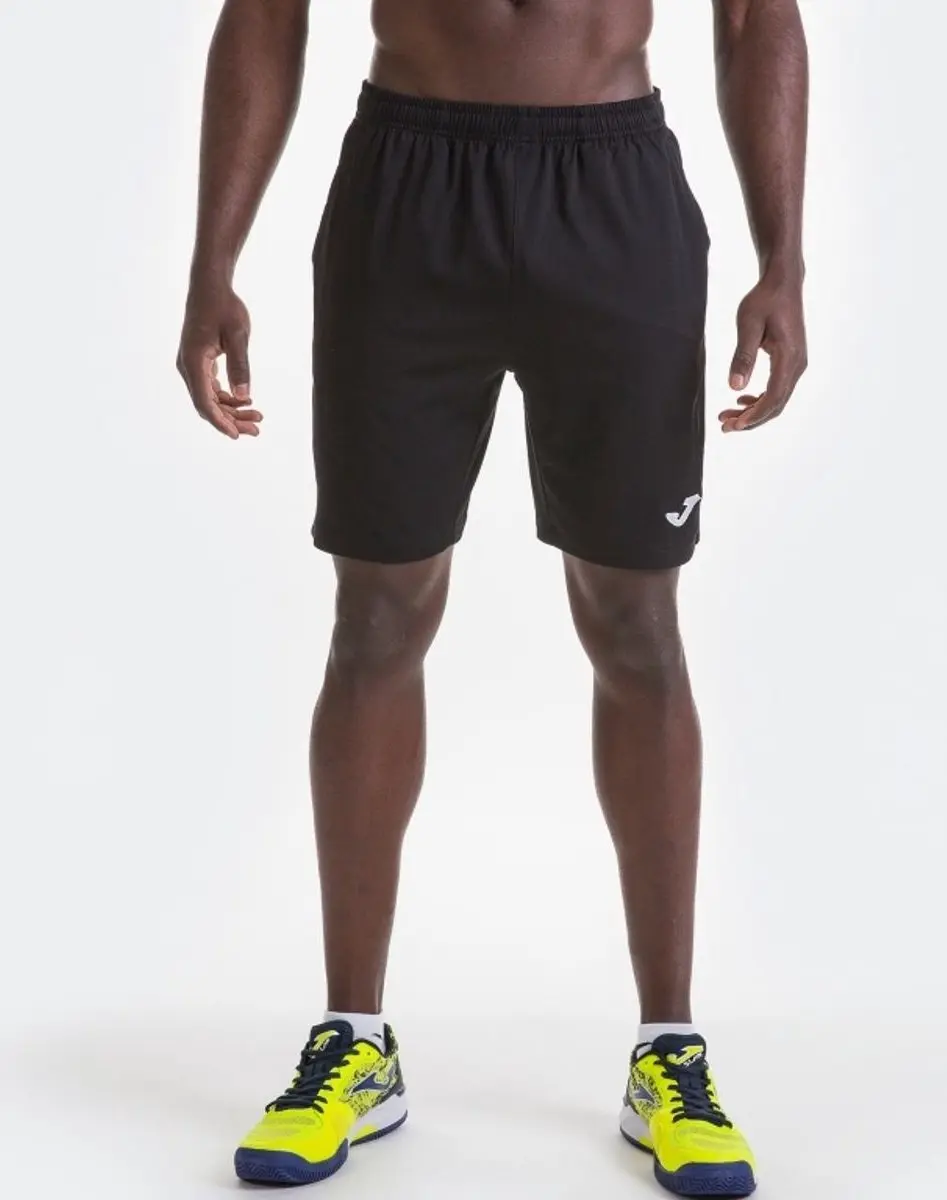Joma Master Tennisshort Heren - S - Zwart
