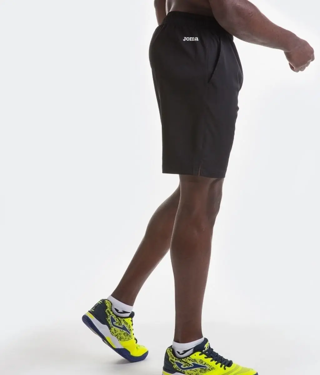 Joma Master Tennisshort Heren - S - Zwart - afbeelding 6 van 6
