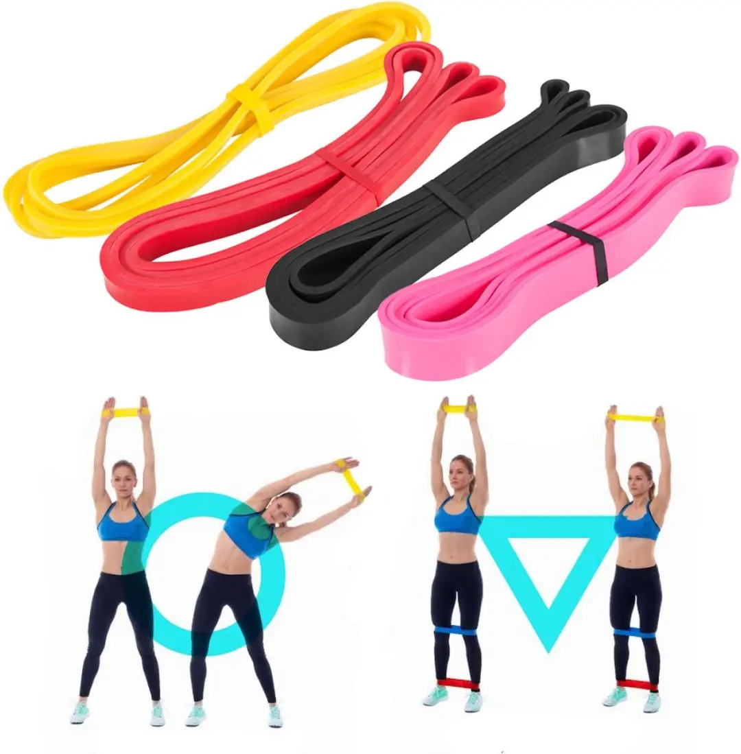 Gorilla Sports Weerstandsbanden Set - 4 Stuks Multikleur