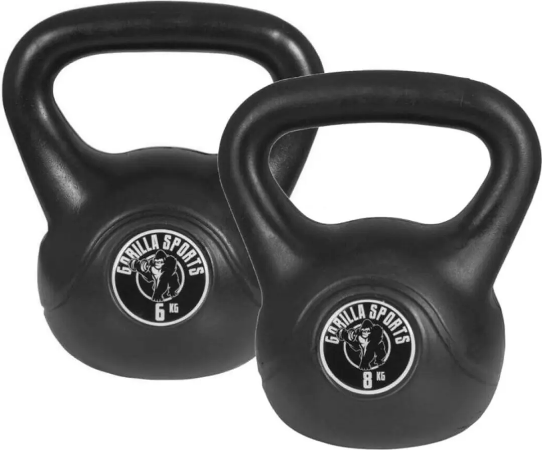 Gorilla Sports Kettlebells 6kg & 8kg