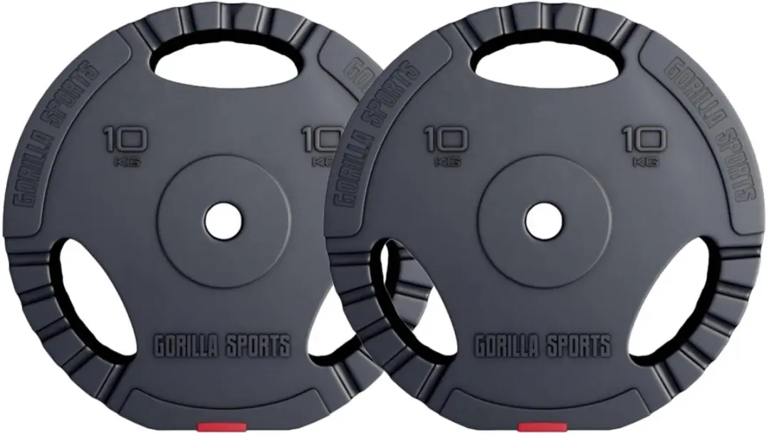 Gorilla Sports Halterschijven 2x10kg