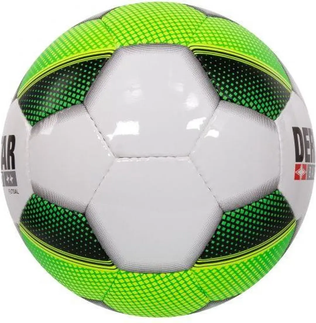 Derbystar Futsal Basic Pro TT Voetbal - Maat 4 - Wit/ Groen