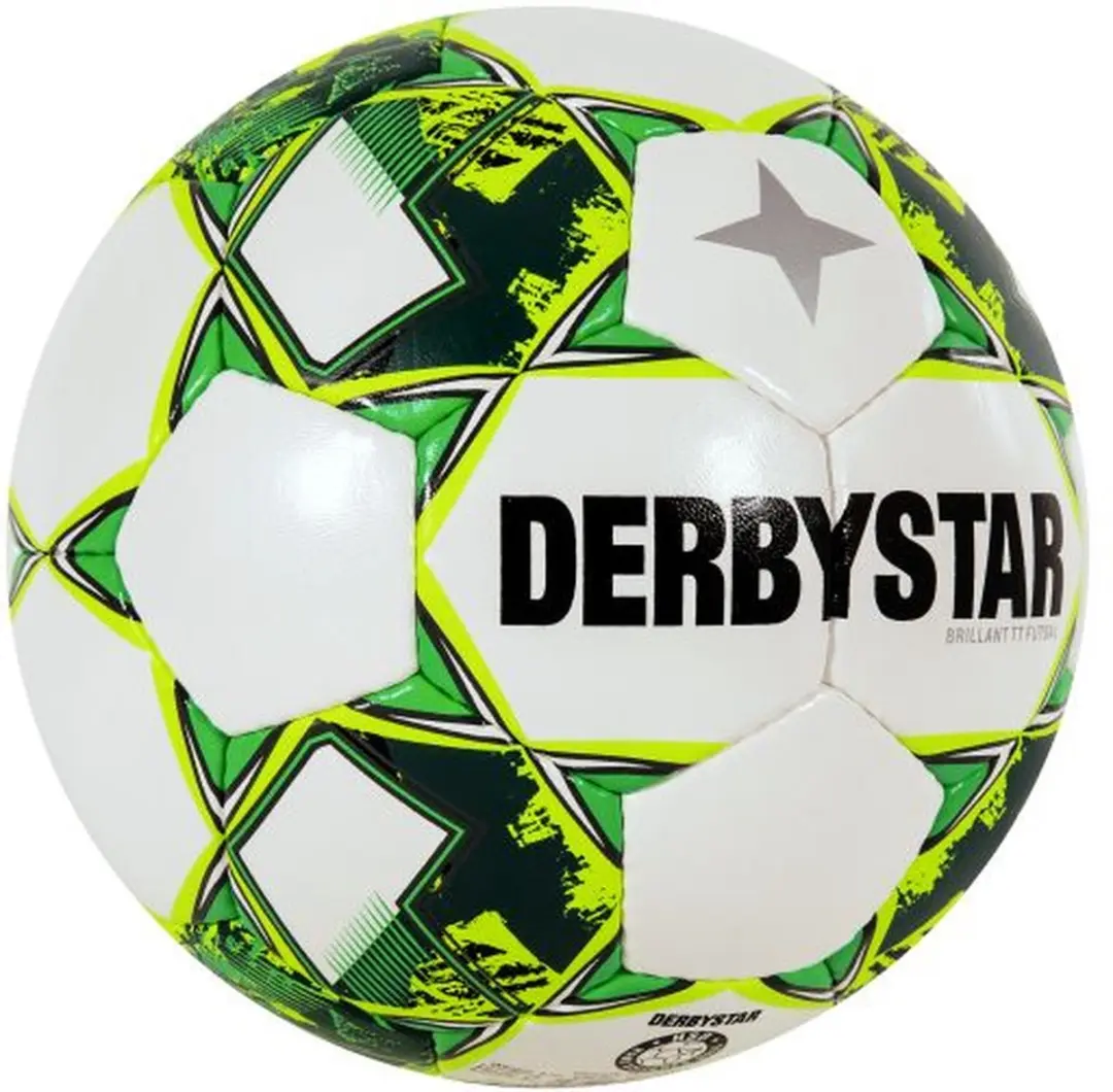 Derbystar Brillant TT Futsal Maat 4 - Wit/ Groen