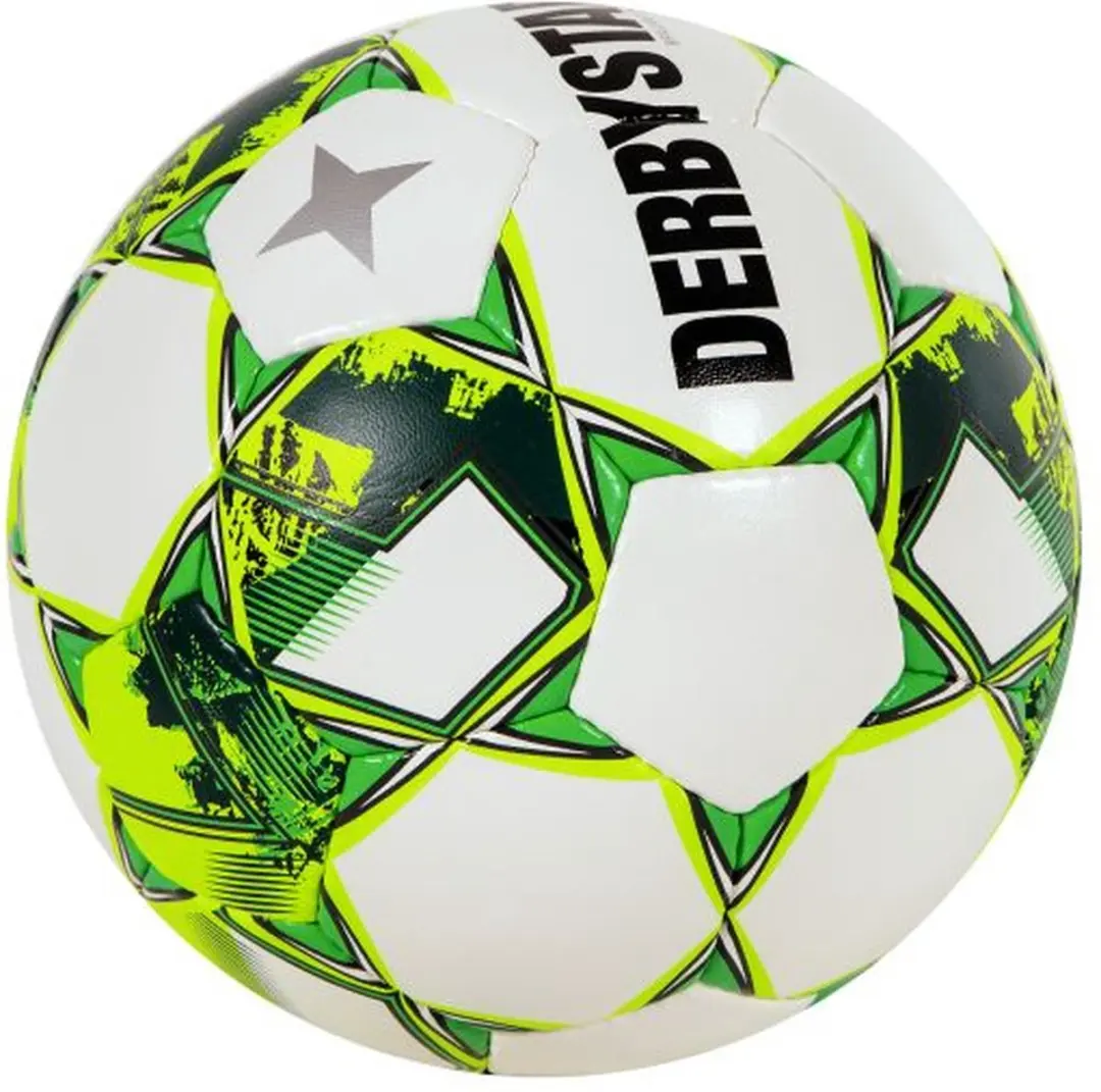 Derbystar Brillant TT Futsal Maat 4 - Wit/ Groen - afbeelding 6 van 6