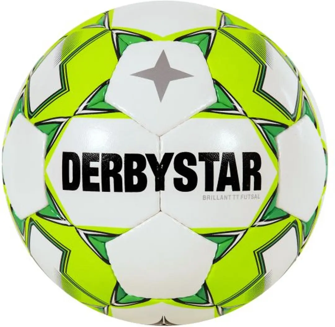 Derbystar Brillant TT Futsal Maat 4 - Wit/ Groen