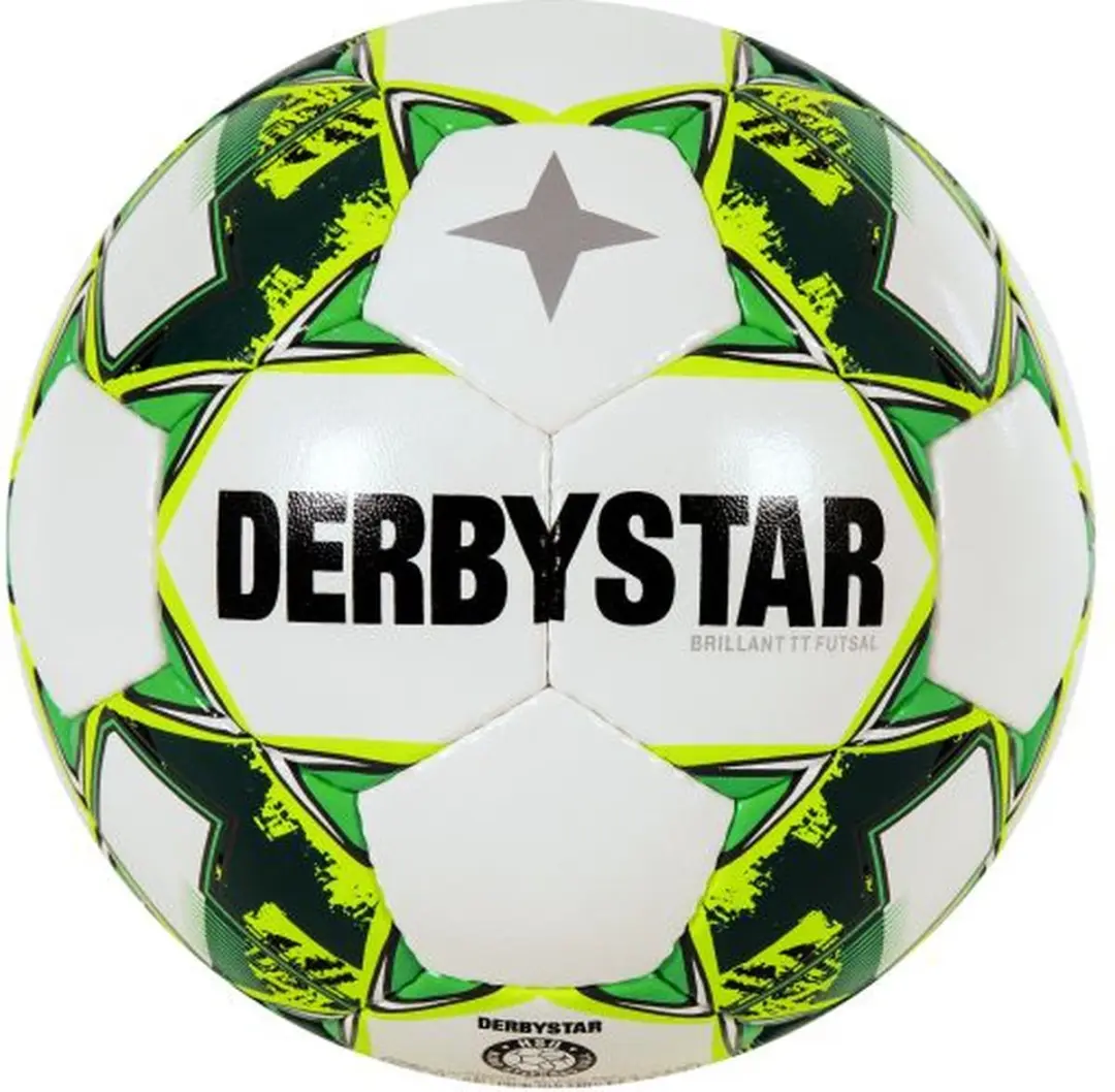 Derbystar Brillant TT Futsal Maat 4 - Wit/ Groen