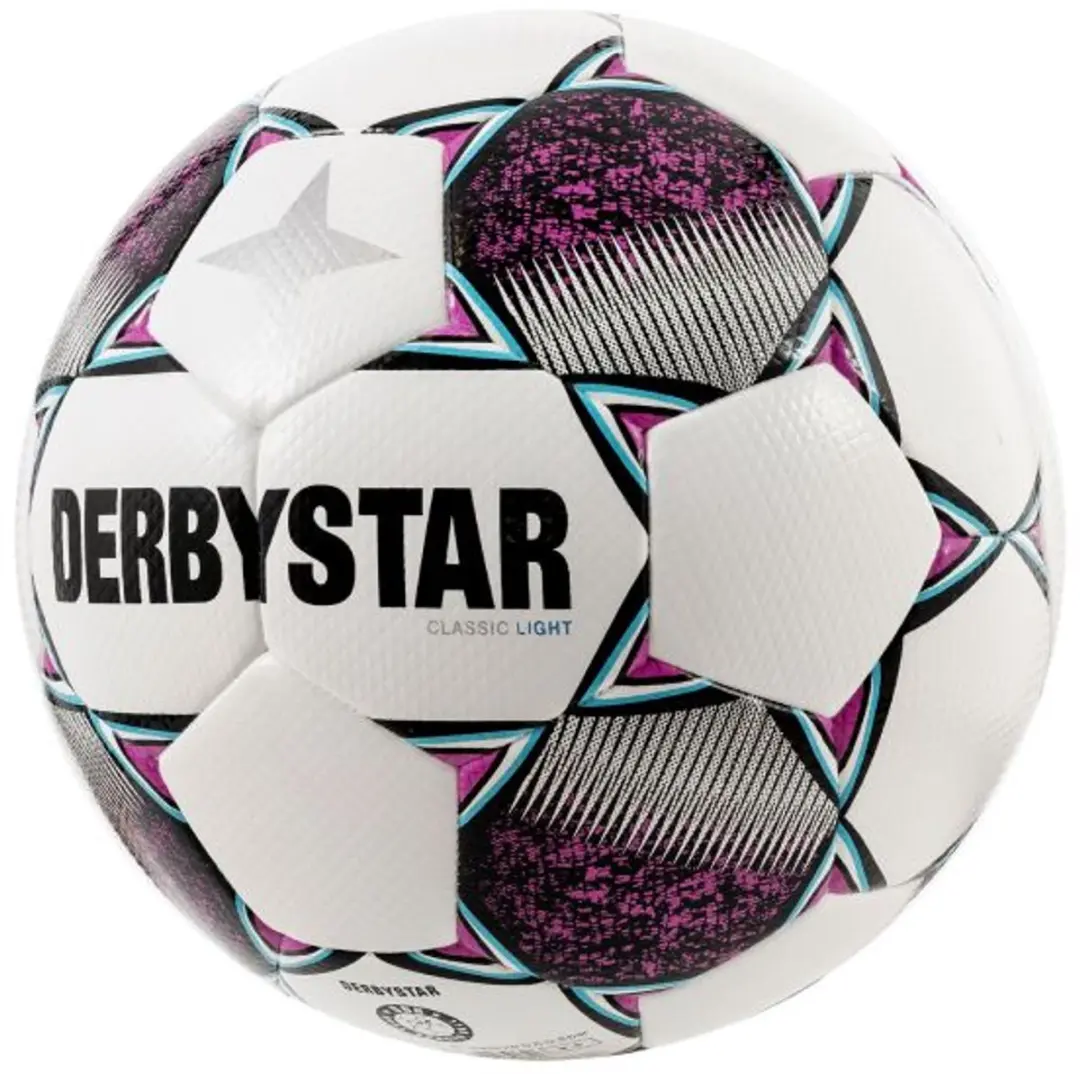 Derbystar Classic Energy TT II Voetbal - Maat 5 - Wit/Rose