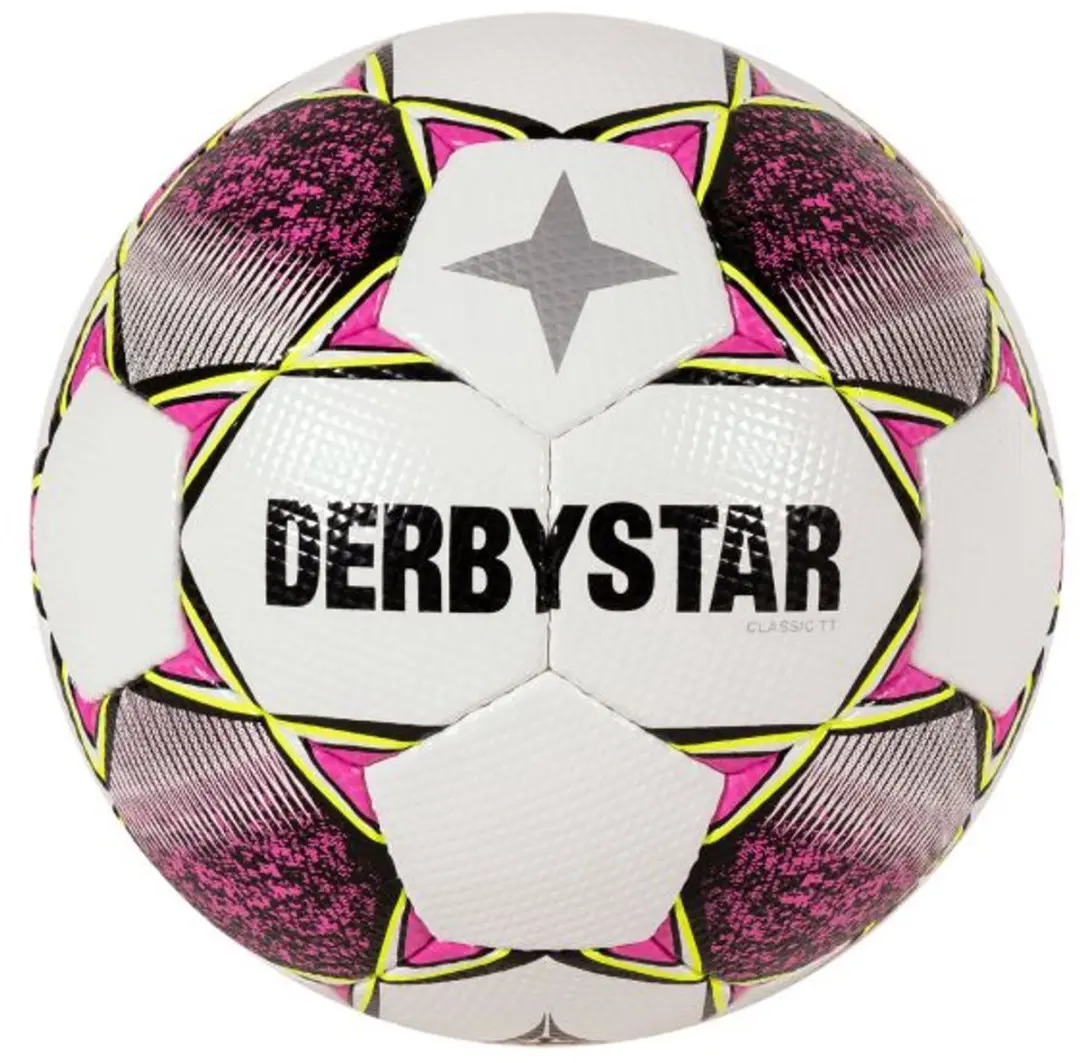 Derbystar Classic Energy TT II Voetbal - Maat 5 - Wit/Rose