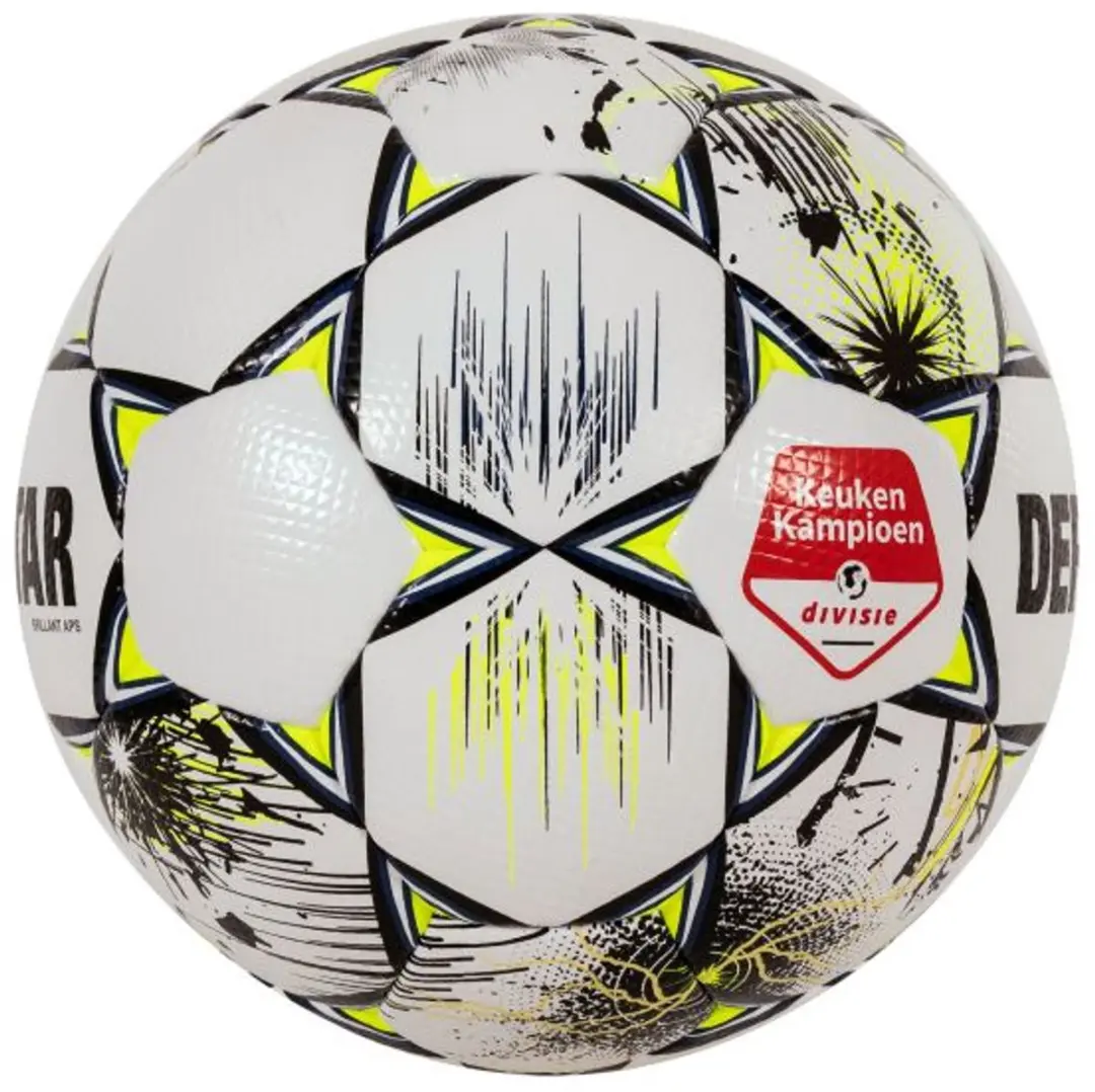 Derbystar Keuken Kampioen Divisie Brillant APS 25/26 Voetbal 5 - Wit - afbeelding 4 van 6