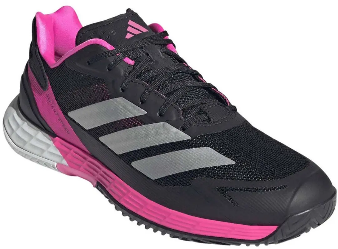 adidas Defiant Speed 2 Hardcourt Schoenen 46 - Zwart