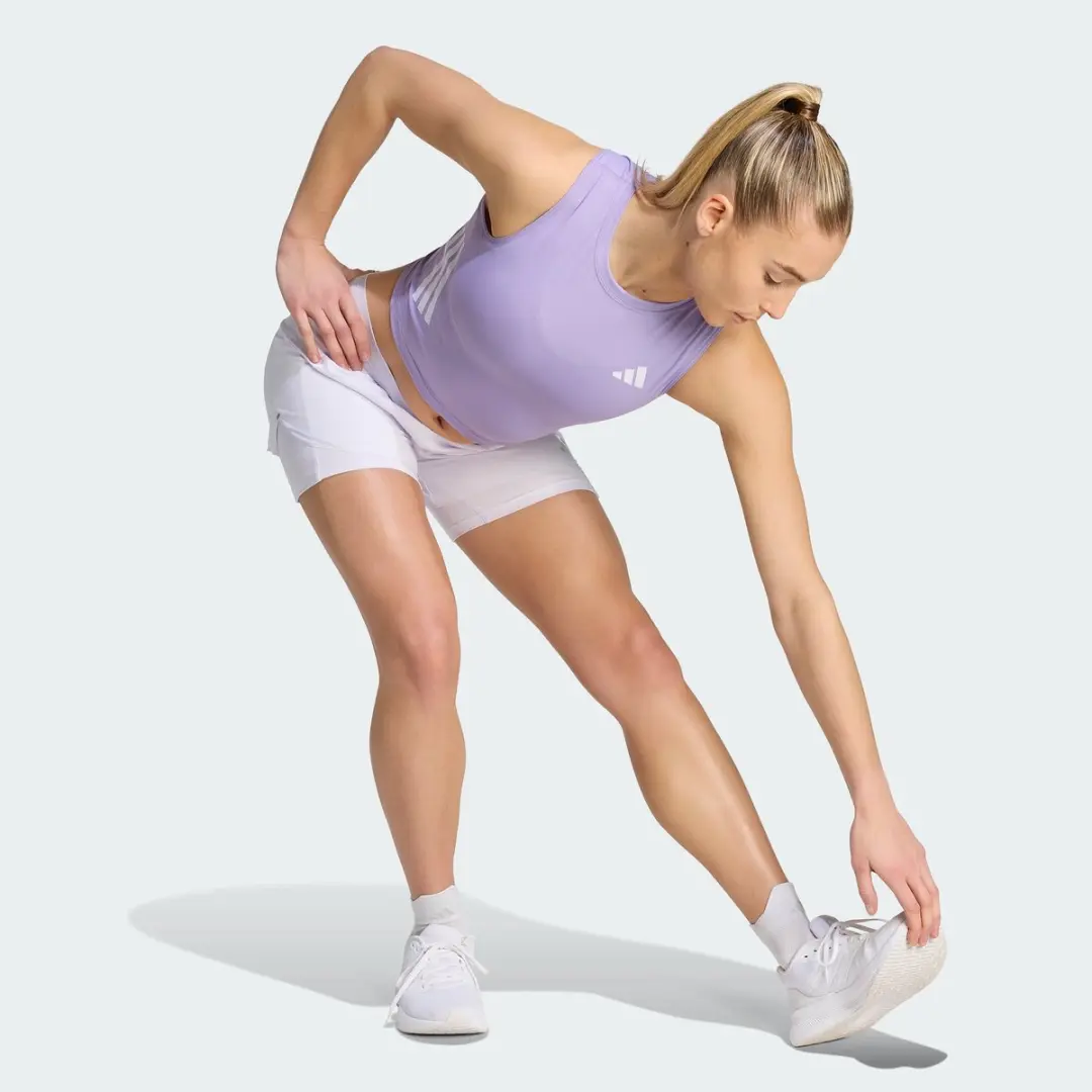 Adidas Adi365 Iconic Hardloopcroptop KS5833 - Paars - afbeelding 4 van 6