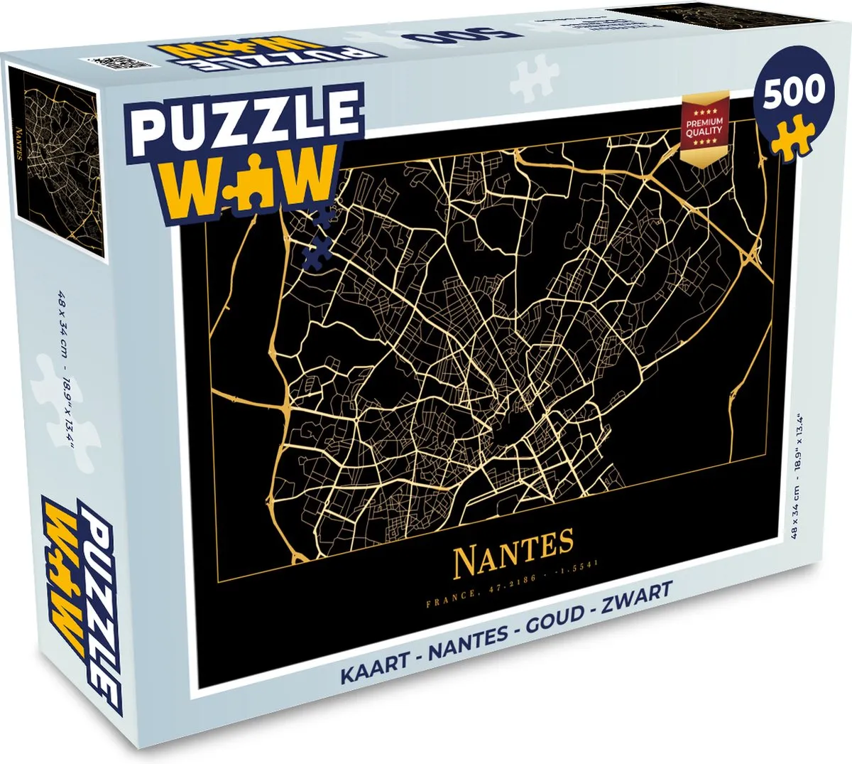PuzzleWow Nantes Legpuzzel 500 Stuks
