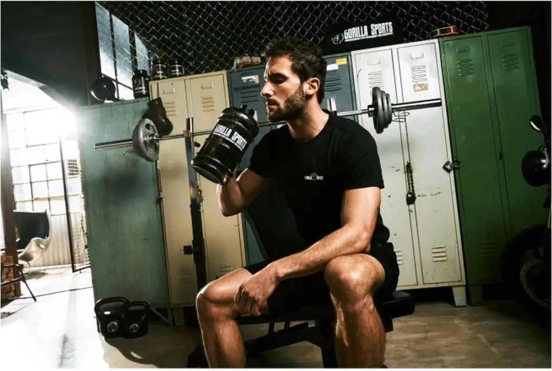 Gorilla Sports Halterschijf 10kg - Gietijzer Grijs