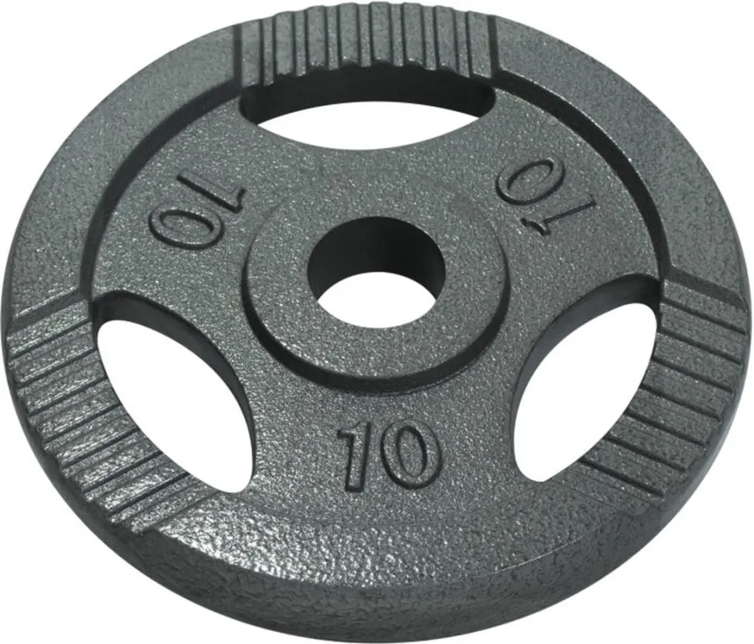 Gorilla Sports Halterschijf 10kg - Gietijzer Grijs