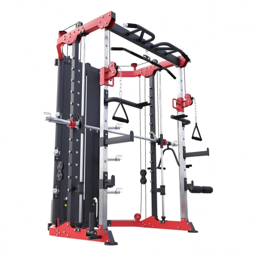 Gorilla Sports Krachtstation 60kg - Smith Machine - Zwart