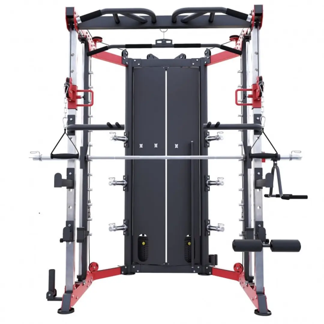 Gorilla Sports Krachtstation 60kg - Smith Machine - Zwart