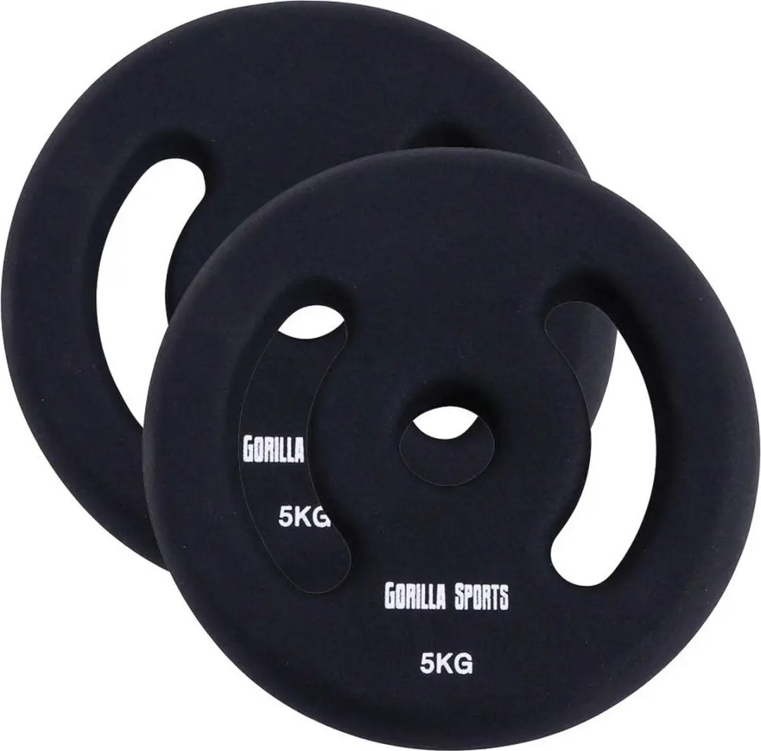 Gorilla Sports Halterschijven 2x5kg