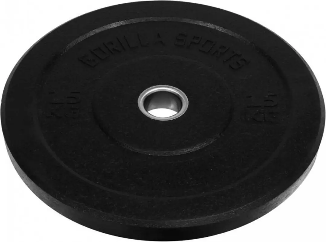 Gorilla Sports Bumper Plates 2x15kg - 50mm
