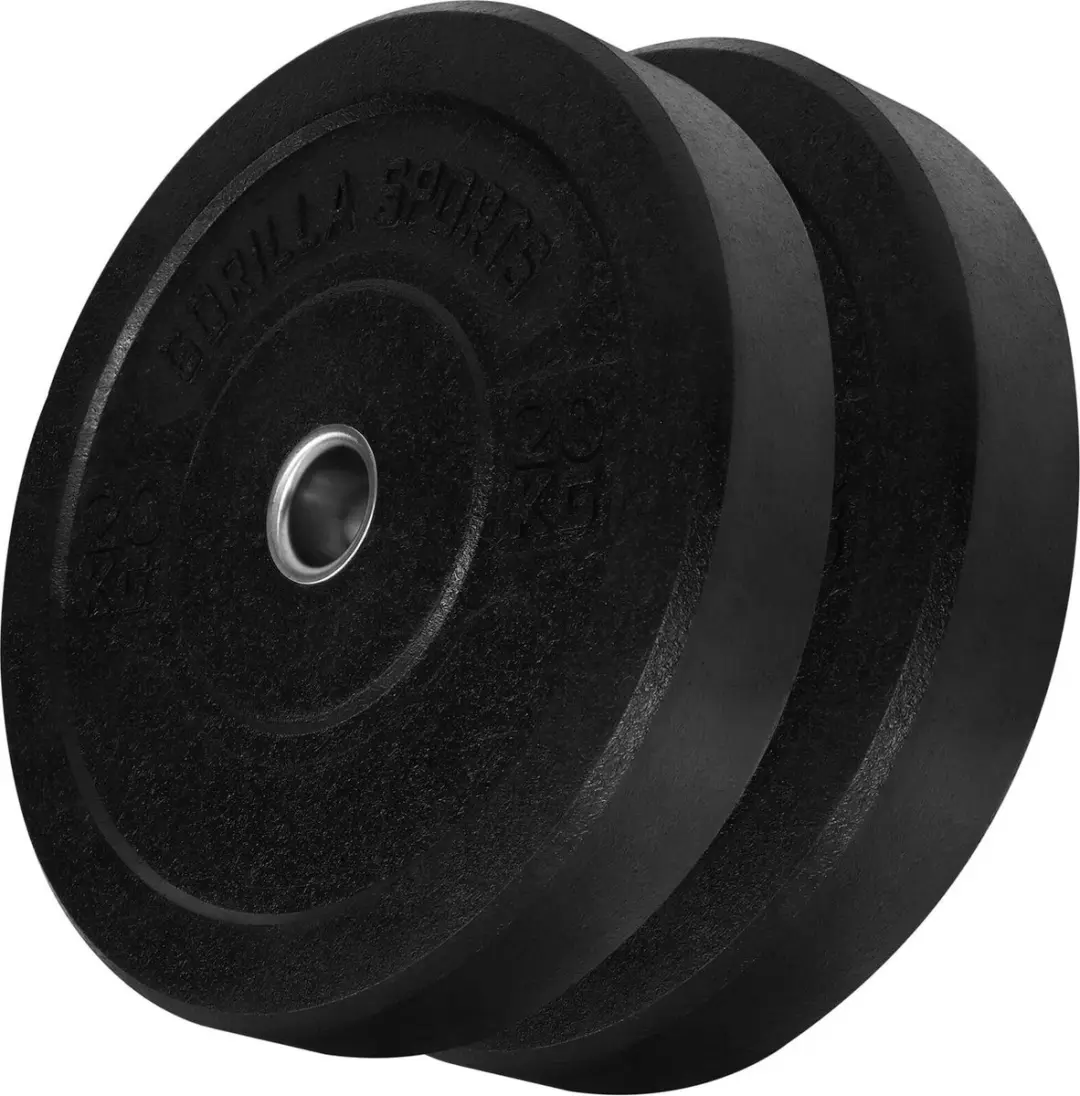 Gorilla Sports Bumper Plates 2x20kg