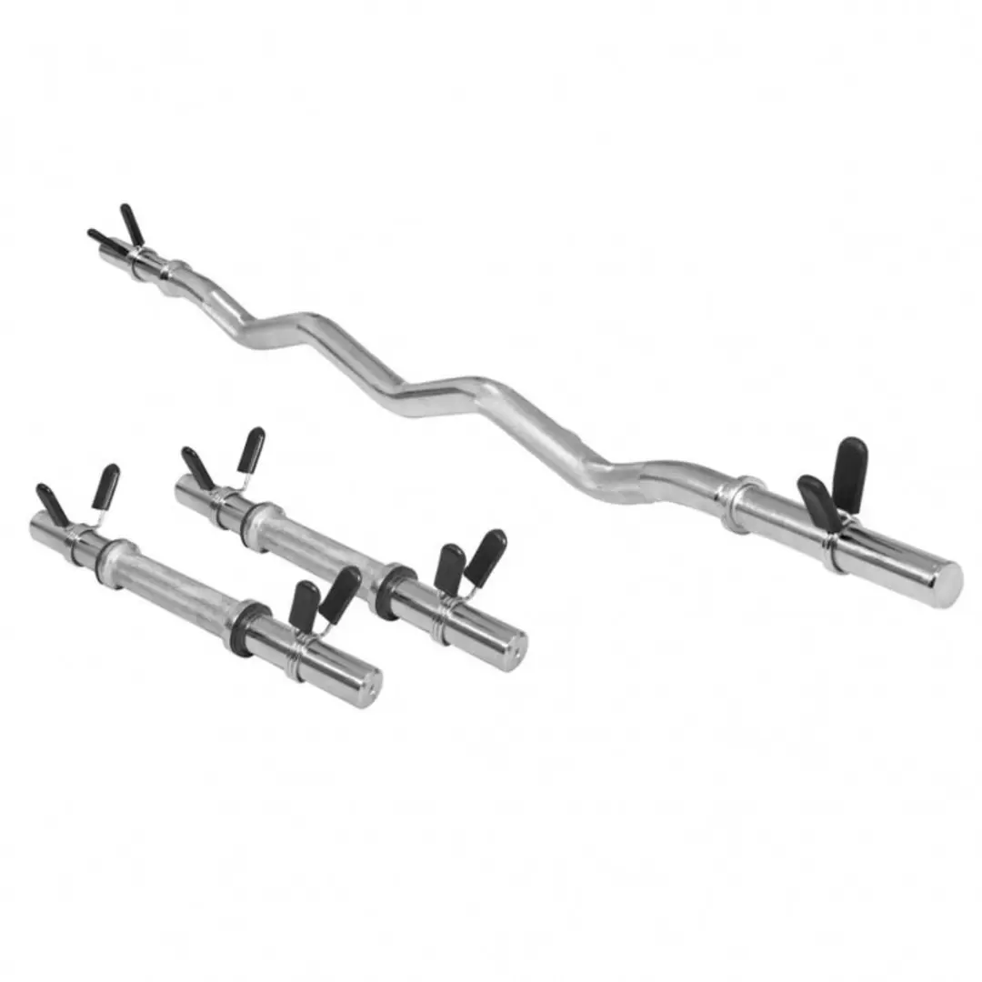 Gorilla Sports EZ-curl Stang 30mm - Zilver
