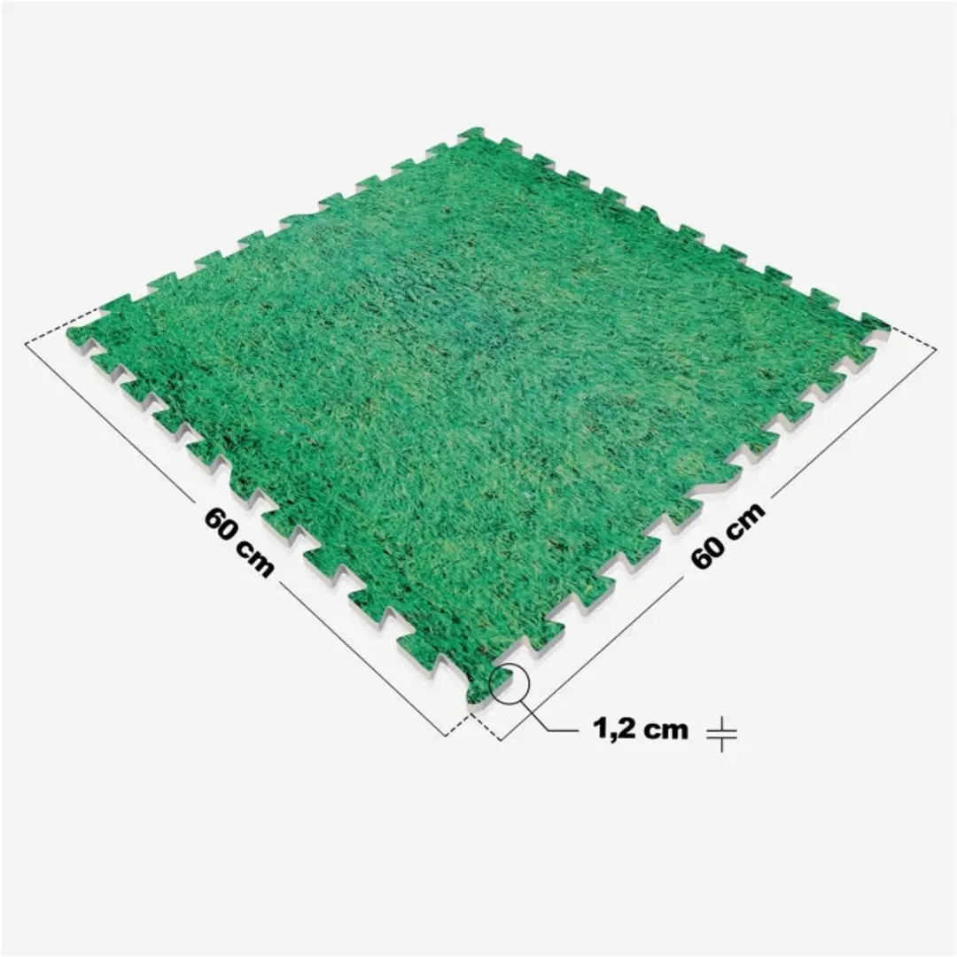 Gorilla Sports Puzzelmattenset 8-delig 2,88 m² Groen