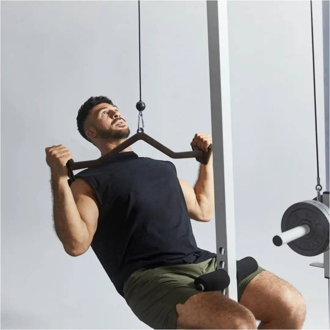 Gorilla Sports Lattrekstang - Zwart