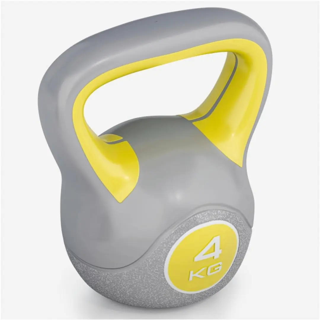Gorilla Sports Kettlebells Set 2x4kg - Kunststof - Grijs