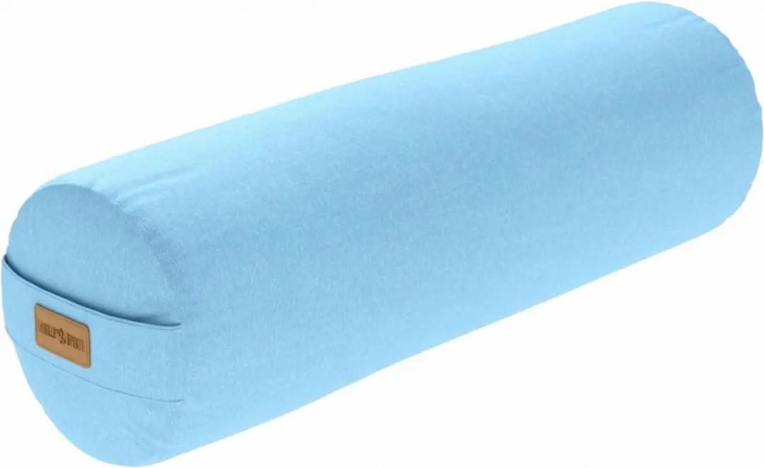 Gorilla Sports Yoga Bolster Lichtblauw 65x20cm