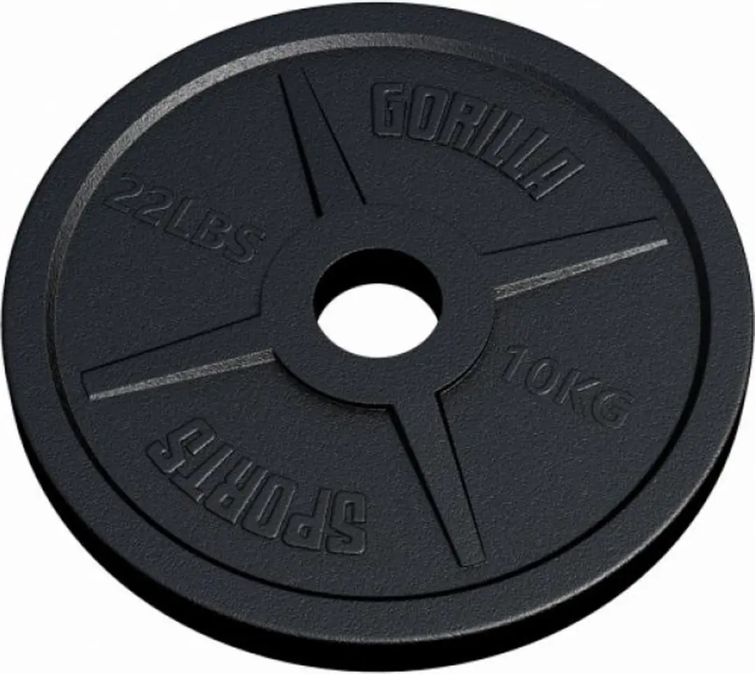 Gorilla Sports Gewichtsschijf Olympisch 10kg